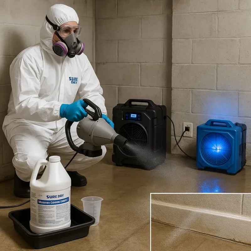 Sanitization and Odor Removal process in Rockwall, TX
