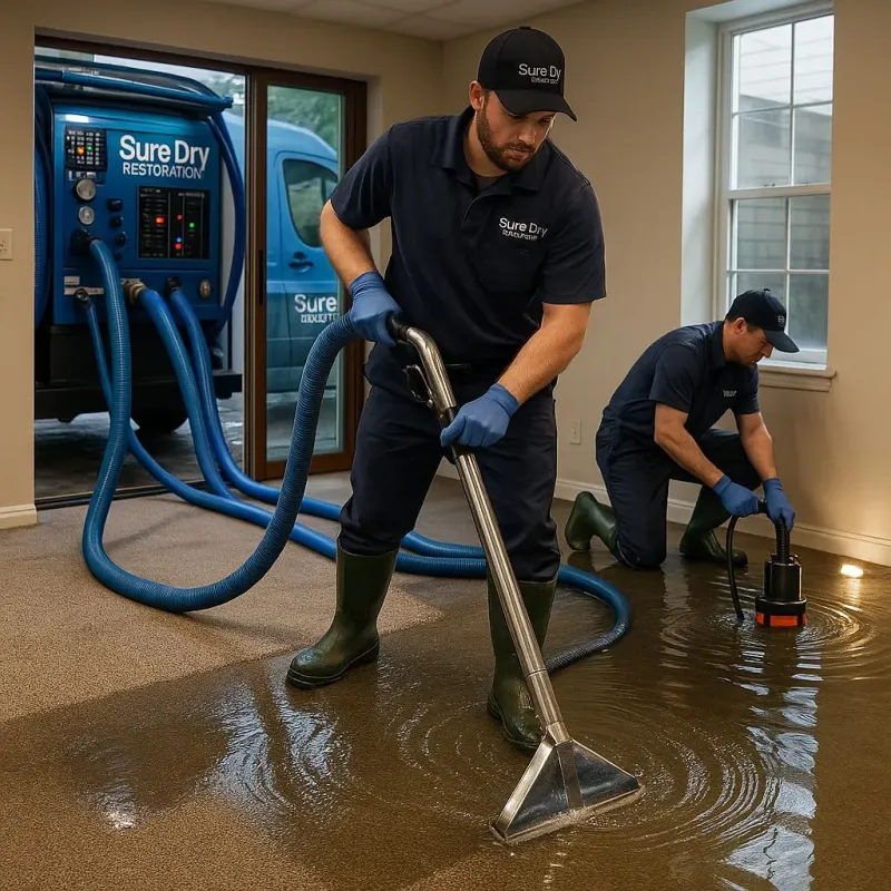 Water Extraction and Removal process in Rockwall, TX